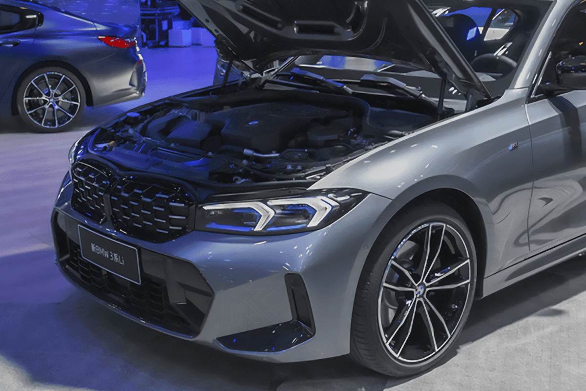 BMW 3 Series LCI G20 G28 LED projector headlights by K2 Industries, featuring sleek design and advanced lighting technology.