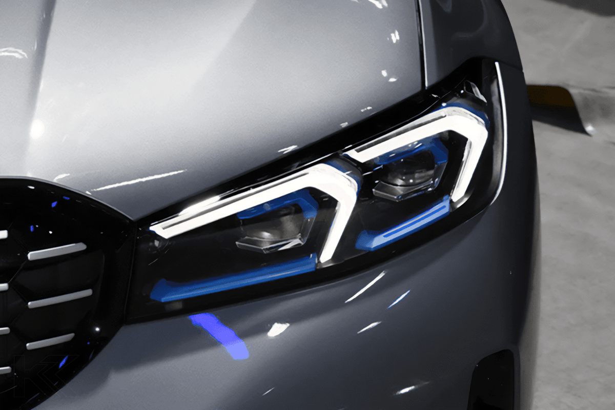 BMW 3 Series G20 G28 LED projector headlights by K2 Industries, featuring modern design and bright illumination for 2022+ models.