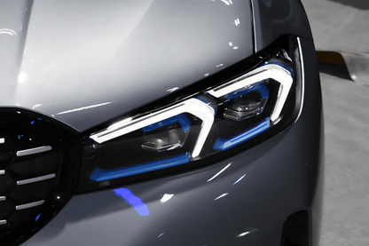 BMW 3 Series G20 G28 LED projector headlights by K2 Industries, featuring modern design and bright illumination for 2022+ models.