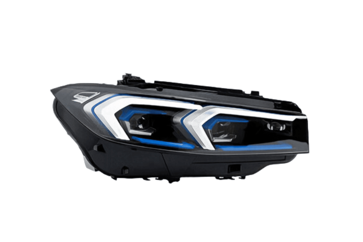 BMW 3 Series G20 G28 LED projector headlights by K2 Industries, featuring modern design and high-intensity lighting for 2022+ models.