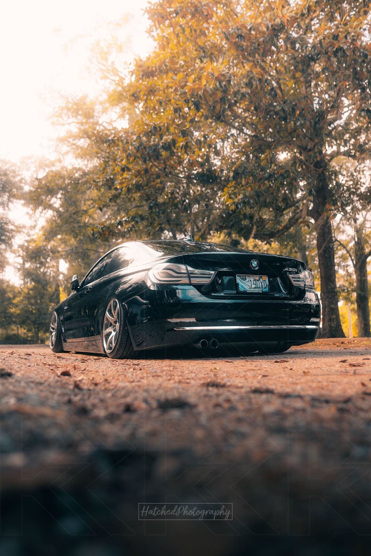 BMW 4-Series F32/F82 and F33 F35 clear LED tail lights by K2 Industries, installed on a 2013-2016 model.