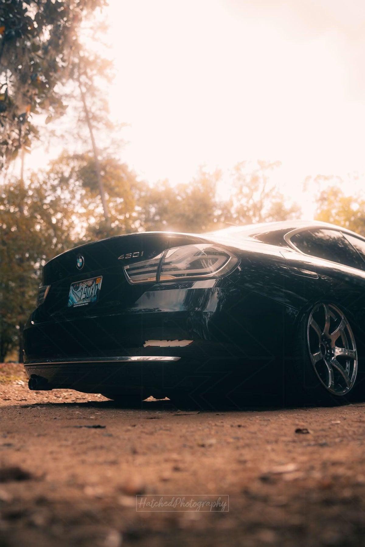 BMW 4-Series F32/F82 and F33 F35 clear LED tail lights by K2 Industries for 2013-2016 models, showing sleek automotive lighting.