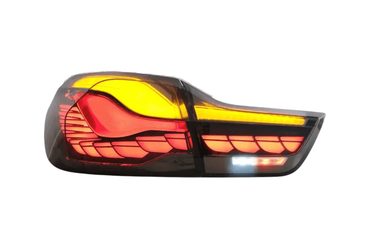 BMW 4-Series M4 F82 F83 F32 F36 OLED Dynamic GTS Style Tail Lights by K2 Industries, 2014-2020