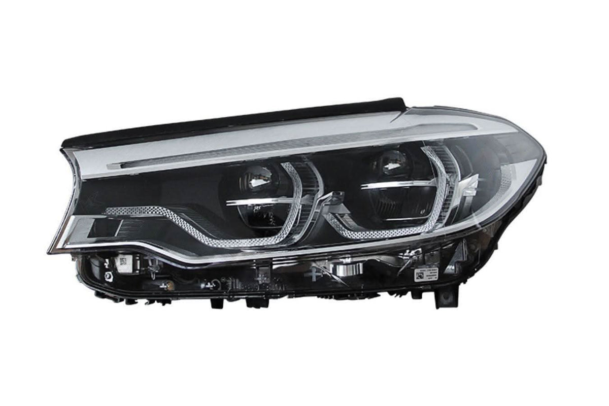 BMW 5 Series G30/G38 OE style headlights upgrade by K2 Industries, featuring sleek design for 2018-2020 models.