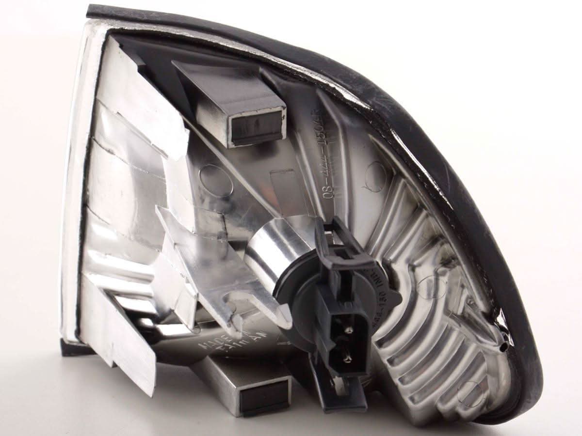 BMW 7-Series E38 clear chrome front corner lights by K2 Industries, for 1994-1998 model.