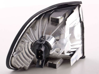 BMW 7-Series E38 clear chrome front corner lights by K2 Industries, for 1994-1998 models, showing sleek corner lens with chrome accents.