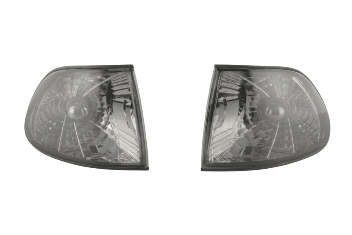 BMW 7-Series E38 smoked corner lights by K2 Industries, original style for 1995-1999 BMW 7-Series E38 model.