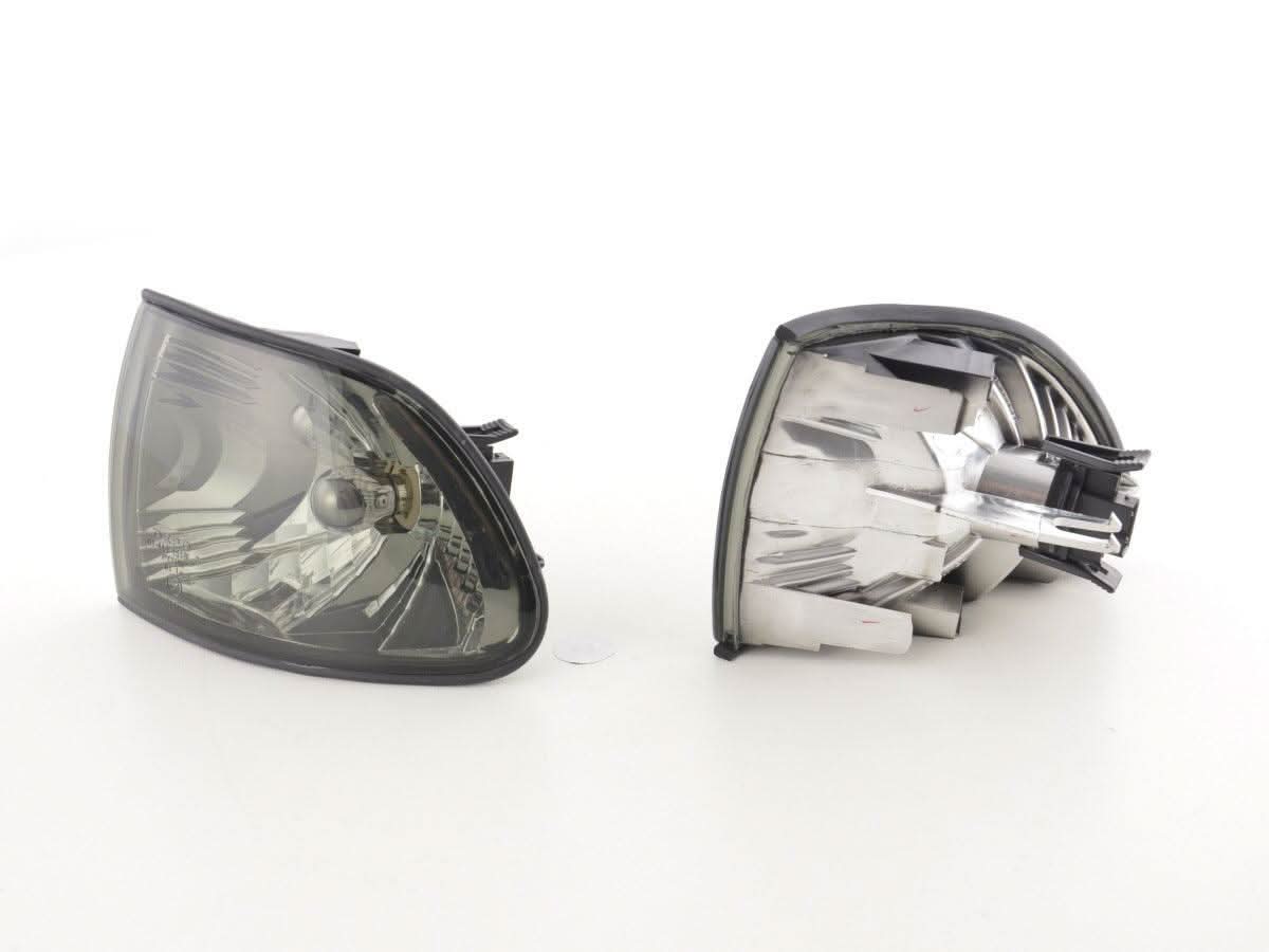 BMW 7-Series E38 smoked corner lights by K2 Industries, vintage style for 1995-1999 BMW 7-Series E38 model.