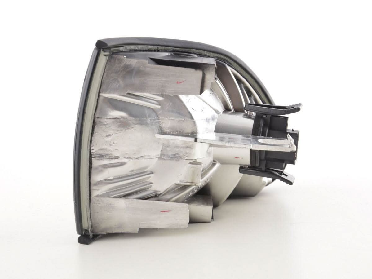 BMW 7-Series E38 smoked corner lights by K2 Industries, showcasing vintage-style corner lights for 1995-1999 BMW 7-Series.