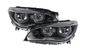 BMW 7 Series F01/F02 headlight upgrade by K2 Industries, showing sleek OE style headlights for 2009-2015 models.