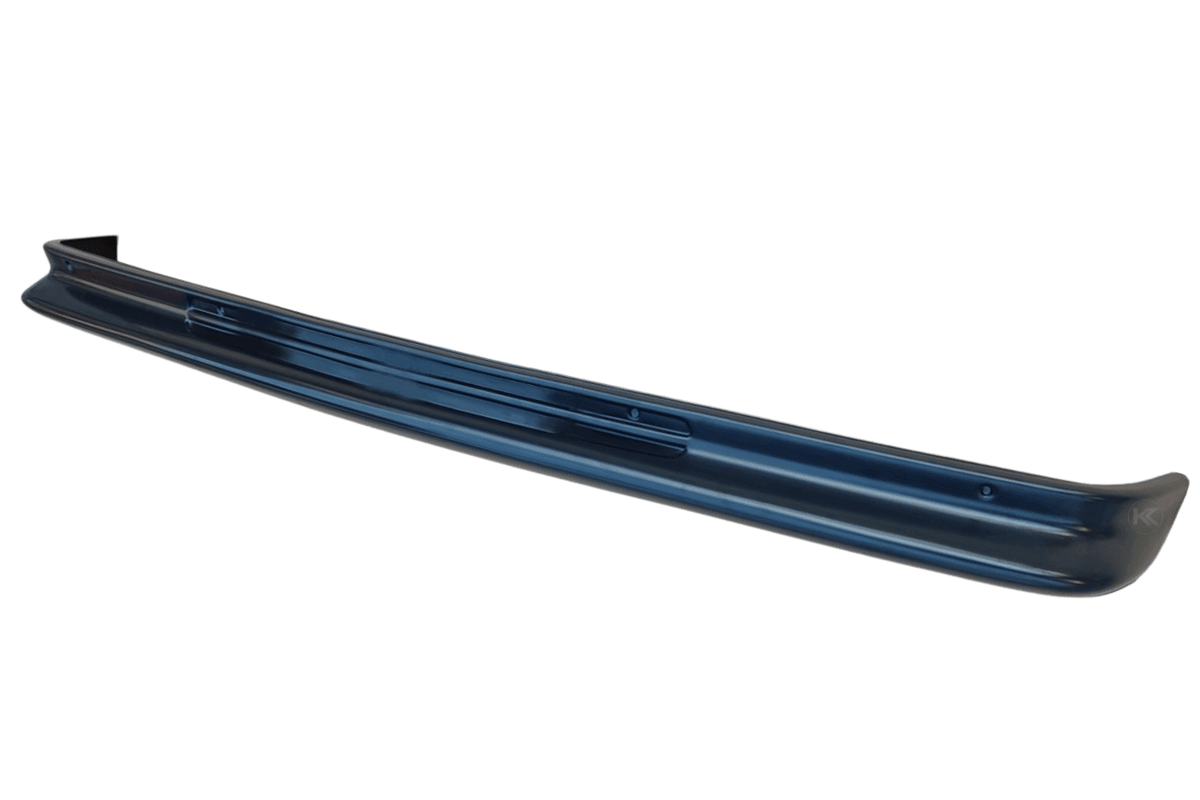 BMW E30 Series 3 Jimmy Hill Style front lip by K2 Industries, designed for 1984-1991 models, shown on the vehicle.