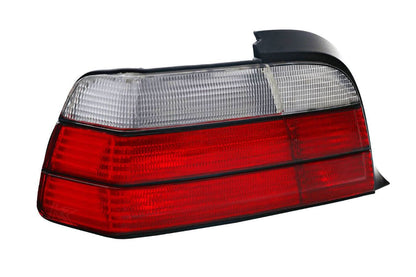 BMW E36 2D/Cabrio tail lights by K2 Industries, showing the red and clear lens design for 1992-1999 models.