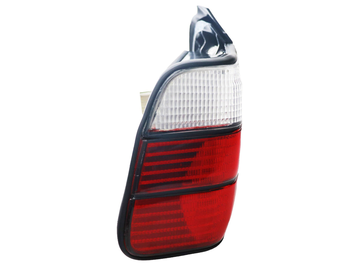 BMW E36 4D tail lights by K2 Industries for 1992-1999, showing the red and clear lens design for the rear of the vehicle.