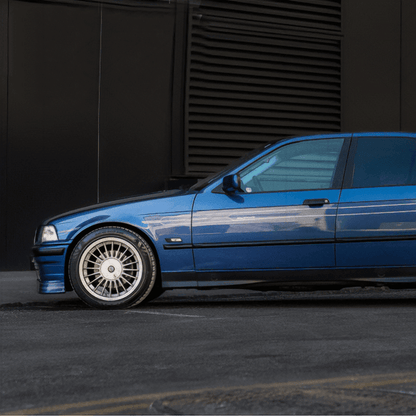 BMW E36 side indicator lights in black or chrome trim, crystal design for 1992-1996 models by K2 Industries