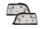 Clear tail lights for BMW E36 Coupe and Convertible, V3 custom design by K2 Industries, 1992-1999 model.