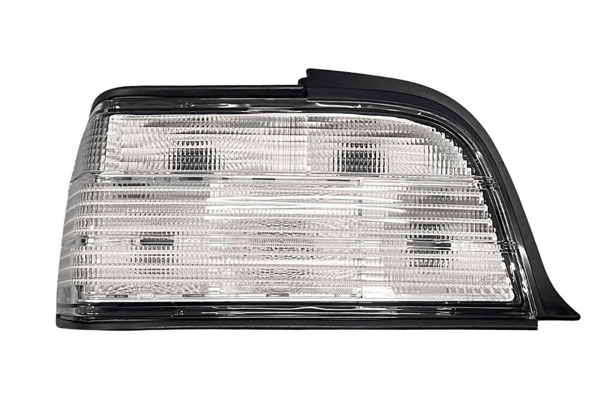 BMW E36 coupe and convertible custom clear tail lights by K2 Industries, V3 model, for 1992-1999 BMW E36 vehicles.