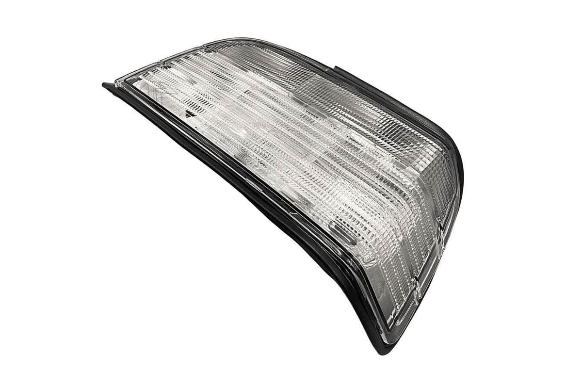 BMW E36 Coupe/Convertible Custom Clear Tail Lights V3 by K2 Industries, showing sleek, clear automotive tail light design for 1992-1999 models.