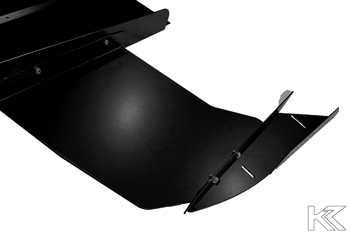 BMW E36 Precision Aluminum Diffuser V1 by K2 Industries, showcasing a sleek, lightweight diffuser for 1992-1999 model.