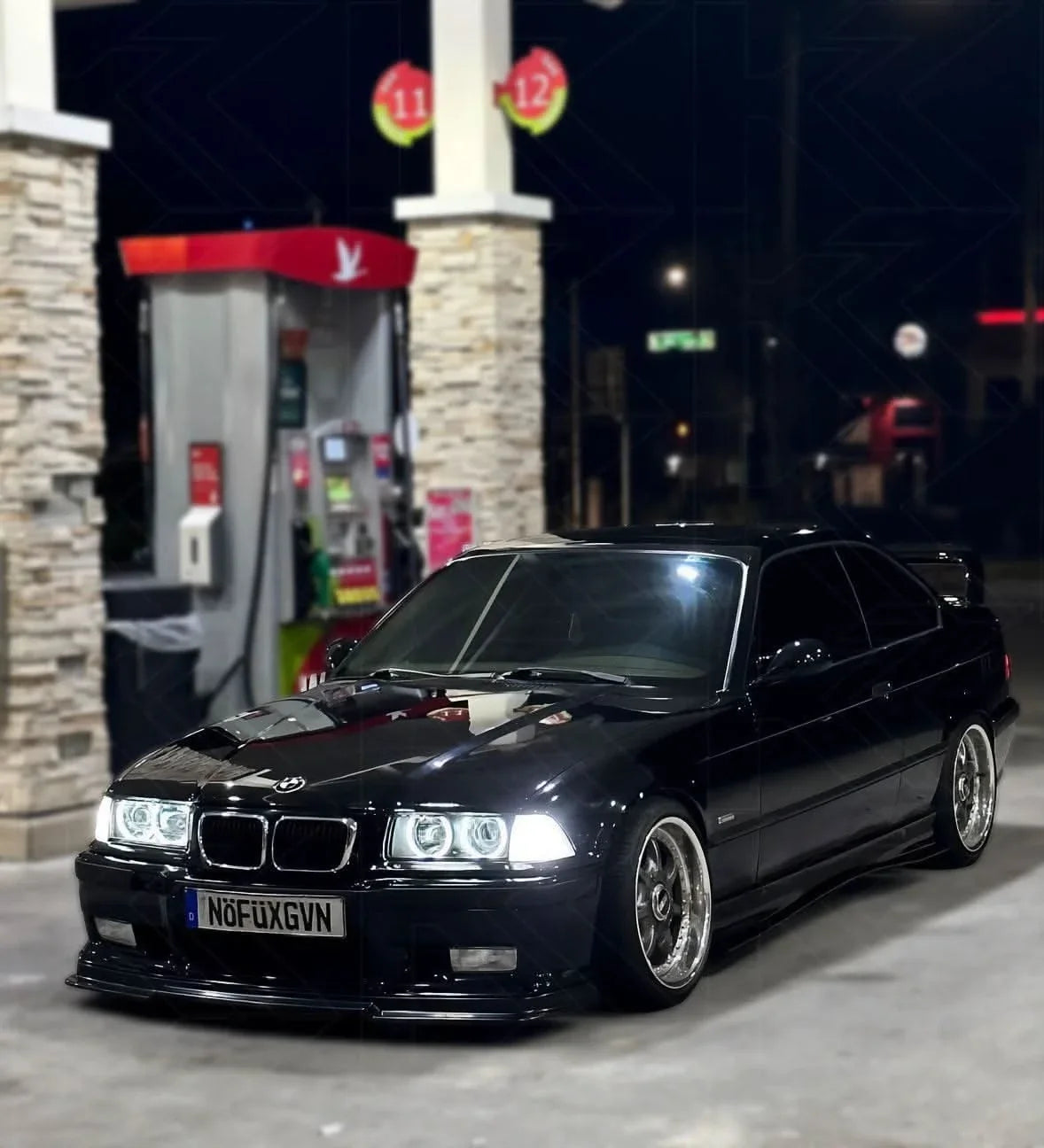BMW E36 Rieger M3 front lip by K2 Industries, custom aerodynamic front lip for 1990-1999 BMW E36 models.