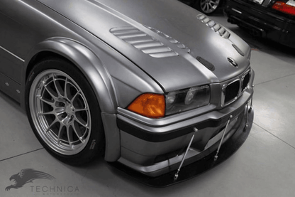 BMW E36 Series 3 GTR-inspired hood vents by K2 Industries, front hood gills for 1990-1999 BMW E36 model.