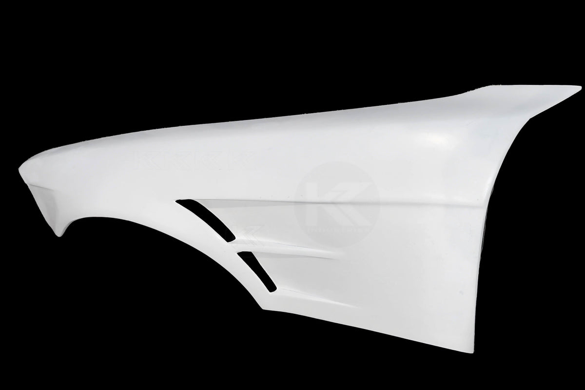 BMW E36 Vented Front Over-Fenders by K2 Industries, showcasing the sleek vented design for 1990-1999 models.