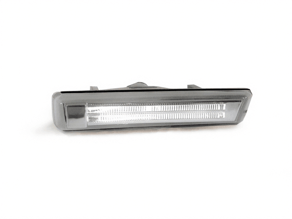 BMW E38 E46 M3 side indicator light by K2 Industries, clear smoke lens with amber and white LED side marker for 1995-2006 models.