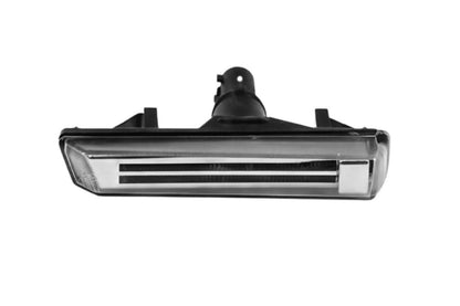 BMW E38 E46 M3 crystal side indicator light with clear and smoke lens, amber and white LED markers by K2 Industries.
