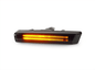 BMW E38 7-Series E46 M3 crystal side indicator light with clear and smoke lens, amber and white LED marker from K2 Industries.