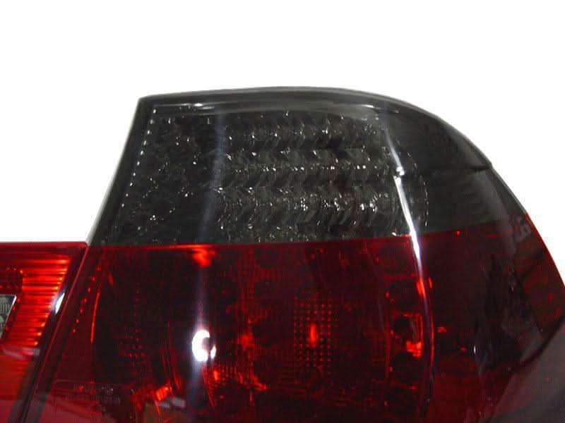 BMW E46 2D Depo LED tail lights set with 4 pieces, compatible with 2004-2006 models, by K2 Industries.