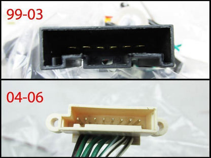 BMW E46 2D Depo LED tail lights set by K2 Industries, 2004-2006, showing four LED tail light components installed on the vehicle.