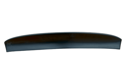 BMW E46 sedan Series 3 CSL-inspired ducktail spoiler by K2 Industries, showcasing the sleek aerodynamic design on a 1999-2005 model.