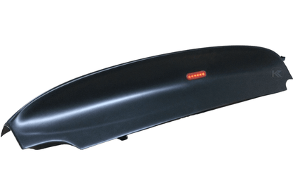 BMW E46 Sedan Series 3 CSL-inspired ducktail spoiler by K2 Industries, shown mounted on a 1999-2005 vehicle.