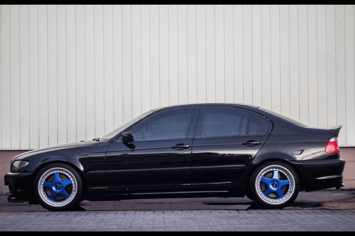 BMW E46 Sedan Series 3 CSL-inspired ducktail spoiler by K2 Industries, designed for 1999-2005 BMW E46 sedans.