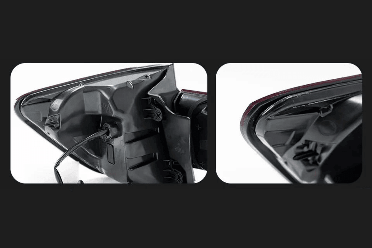 BMW F25 X3 2010-2017 LED Tail Lights by K2 Industries, showcasing sleek, modern tail light design for the F25 X3 SUV.