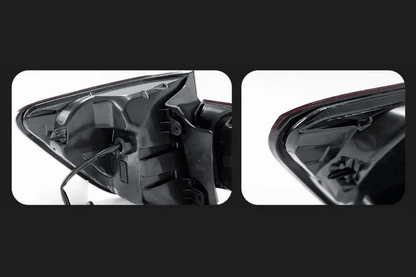 BMW F25 X3 2010-2017 LED Tail Lights by K2 Industries, showcasing sleek, modern tail light design for the F25 X3 SUV.