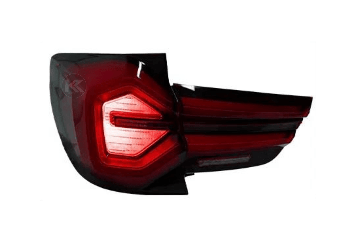 BMW F25 X3 LED tail lights by K2 Industries, next-gen LCI style, installed on the 2010-2017 model with sleek design.