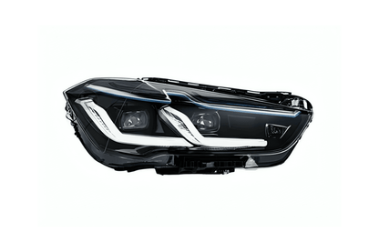 BMW F48 X1 modernized headlights upgrade by K2 Industries, featuring sleek design for 2016-2020 model year.