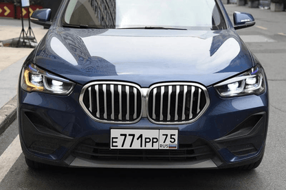 BMW F48 X1 modernized headlights upgrade by K2 Industries, showcasing sleek design and advanced lighting features for 2016-2020.