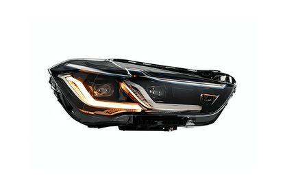 BMW F48 X1 modernized headlight upgrade by K2 Industries, featuring sleek design and advanced lighting for 2016-2020 models.