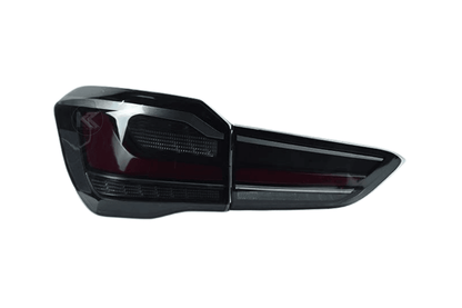 BMW F48 X1 tail light update with red and smoked variants, designed by K2 Industries for models 2016-2022.