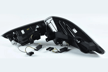 BMW F48 X1 tail light update by K2 Industries, featuring red and smoked variants for models 2016 to 2022.