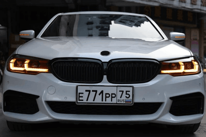 BMW G30 5 Series modernized LED headlights upgrade by K2 Industries, showcasing sleek headlight design for 2017-2023 models