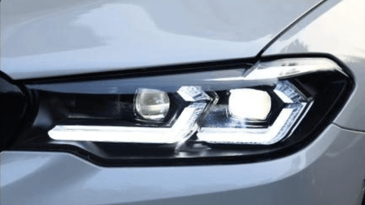 BMW G30 5 Series modernized LED headlights upgrade by K2 Industries, showcasing sleek, high-performance headlight design.