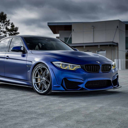 Carbon fiber grille for BMW F80 M3, F82 M4, F32, F33 by Palenon Performance, featuring a sleek black finish and detailed design.