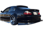 BMW Series 3 E46 HM Coupe roof wing by K2 Industries, showing the aerodynamic wing mounted on the car's roof.