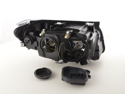 BMW X1 E84 LED Angel Eye Headlights by K2 Industries, for 2009-2012 model, showing illuminated angel eye rings and headlight design.