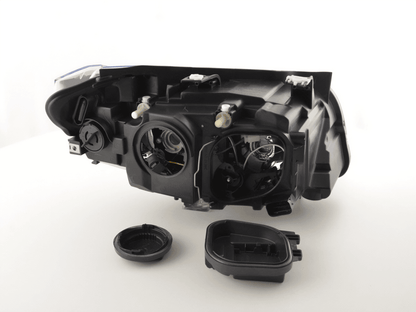 BMW X1 E84 LED Angel Eye Headlights from K2 Industries for 2009-2012, showing sleek headlight design with illuminated angel eyes.