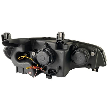 BMW X5 E70 3D Design headlights by K2 Industries for 2007-2013 model, featuring modern lighting design and clear lens.
