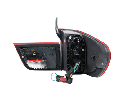 BMW X5 E70 LCI style LED tail light by K2 Industries, showcasing the sleek red and clear lens design for 2007-2012 models.