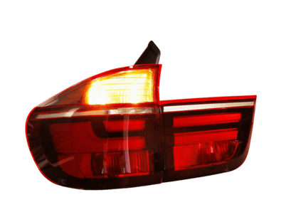 BMW X5 E70 LCI style LED tail light by K2 Industries, rear automotive tail light for 2007-2012 BMW X5 models.